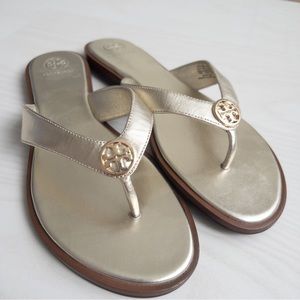 Tory Burch Benton Thong - Gold